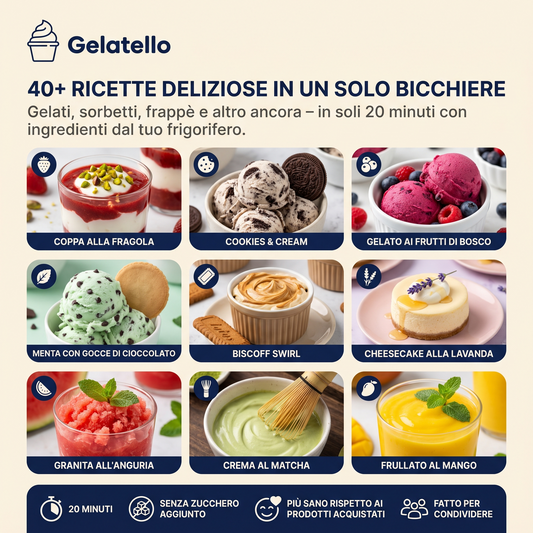 Ricettario Gelatello - oltre 40 ricette